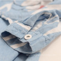 Lastest Jeans Denim JeansTops für Mädchen, Mädchen Long Sleeves Casual Shirts